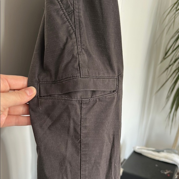 Prana Gray Cargo Pants Elastic Waist Relaxed Fit - Picture 6 of 7